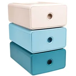 EXACOMPTA Schubladenbox Tiny Box Skandi rosa, 19x10.7x26.5 cm