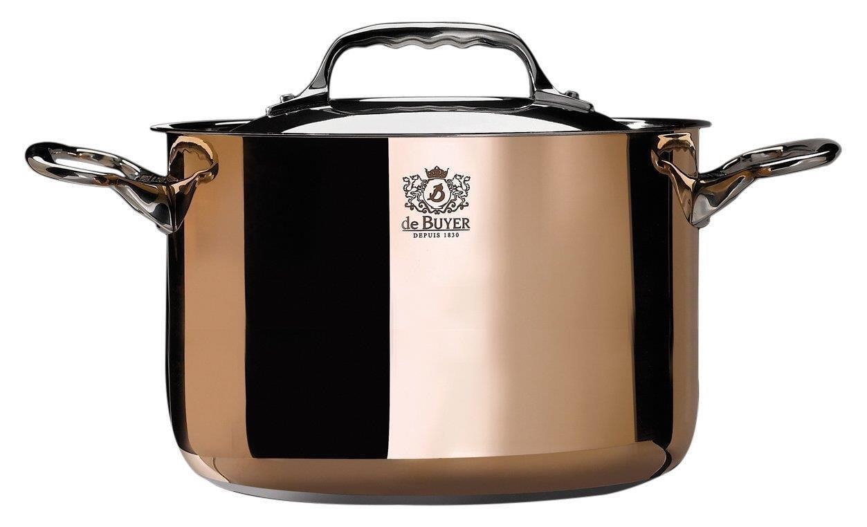De Buyer Prima Matera Bratentopf Koper Hoogte: 24 cm