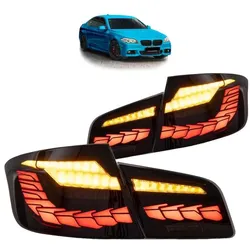 Voll LED Rückleuchten passend für BMW F10 Limousine 2010-2016 Smoke in OLED Technik