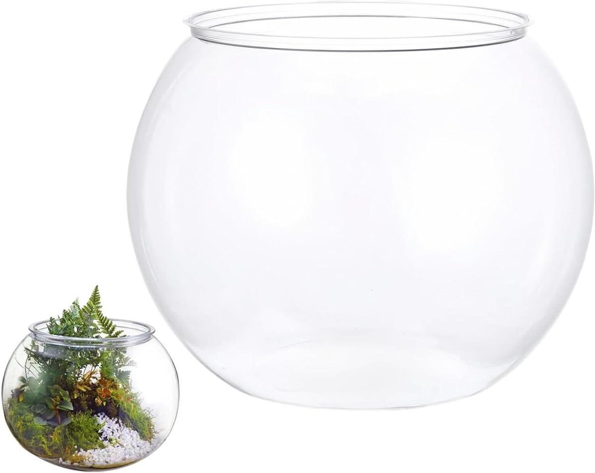 Kleine Viskom Decoratieve Container Helder Diameter: 18 cm