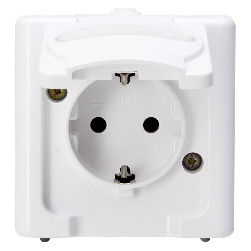 Kopp APWG Blue Electric 1033.0200.7 Schuko 1fach arktis-weiss (103302007)