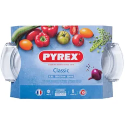Pyrex ovaler Glas Schmortopf 4,5L
