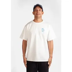DILLY SOCKS T-Shirt Dilly Paradise Resort, Größe S in Beige Beige