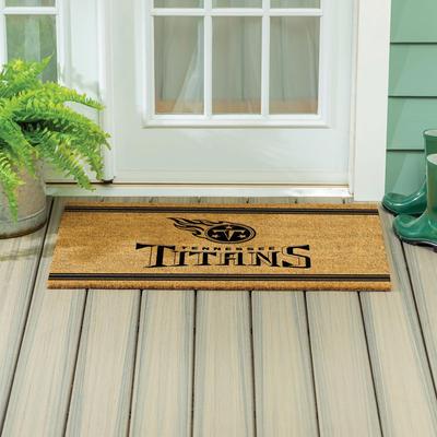 Evergreen Tennessee Titans Monochrome Indoor/Outdoor Coir Door Mat