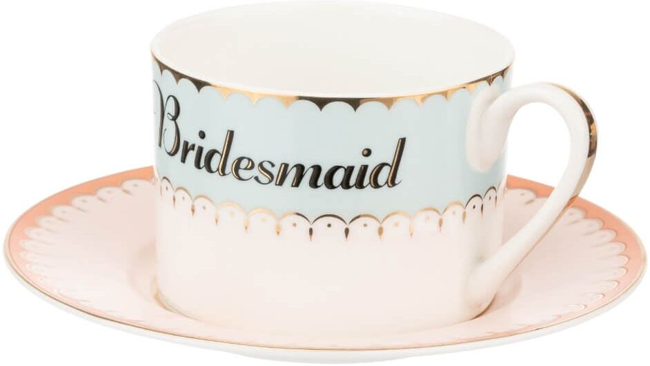 Yvonne Ellen Fine China Teacup & Saucer -  Bridesmaid