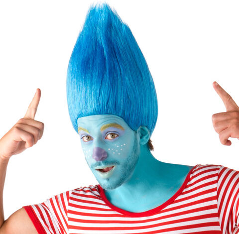 Perücke "Fantasy", blau