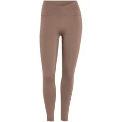 adidas 3-Streifen Studio All Me X-Over 7/8-Leggings Damen KX3151 - earth strata M