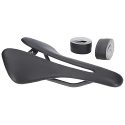 BERK COMPOSITES Sattel Lupina Short + Lenkerband | Set | Kunstleder ge