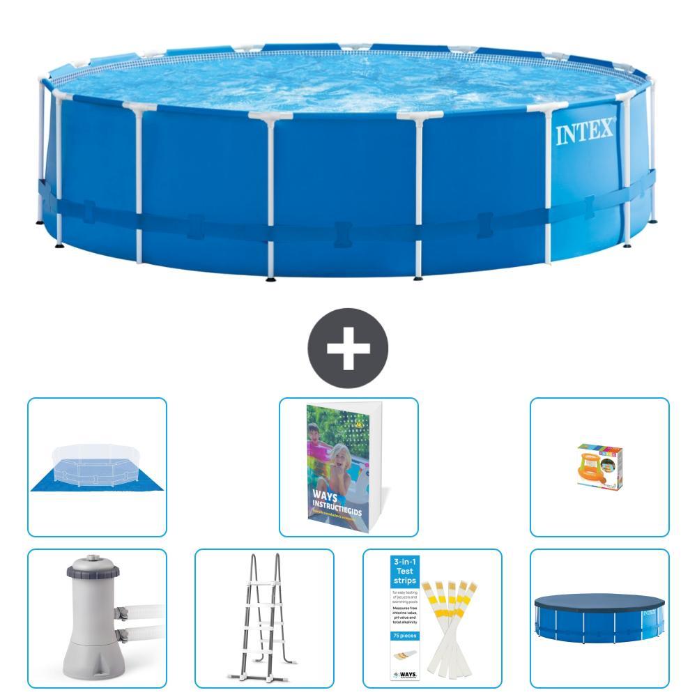 Frame Pool Rund - 457x122 cm - 6-teilig S568
