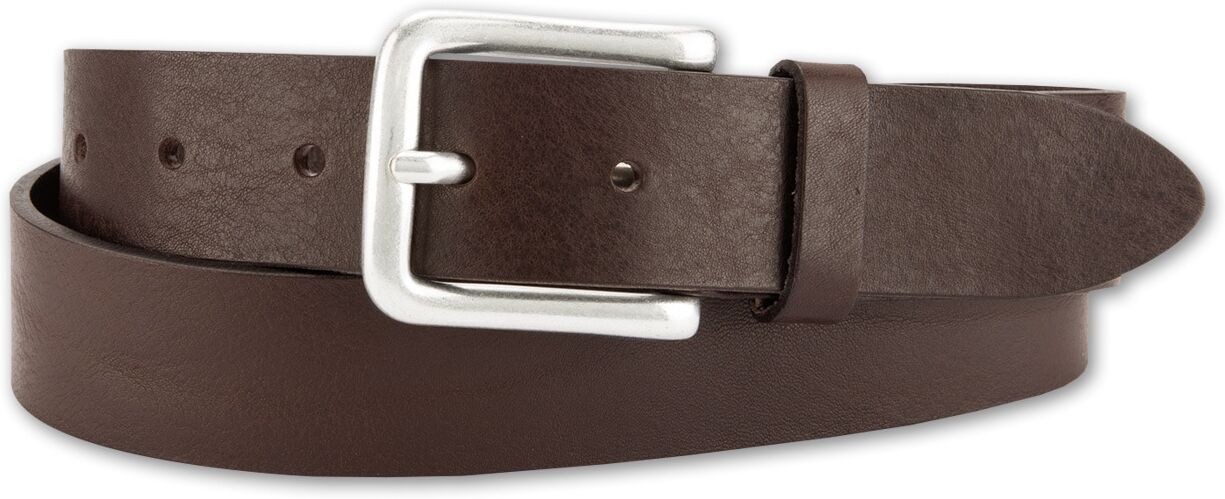 Ledergürtel BERND GÖTZ "Ledergürtel für markante, männliche Mode", Herren, Gr. 100, dunkelbraun, Rindsleder, Gürtel Ledergürtel