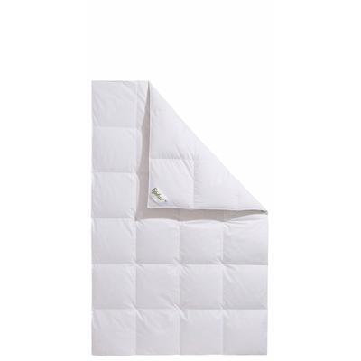 Federbettdecke FJÖDUR "Finn", weiß, B:155cm L:220cm, Bezug: 100% Baumwolle. Füllung: 70% Federn, 30% Daunen, Bettdecken