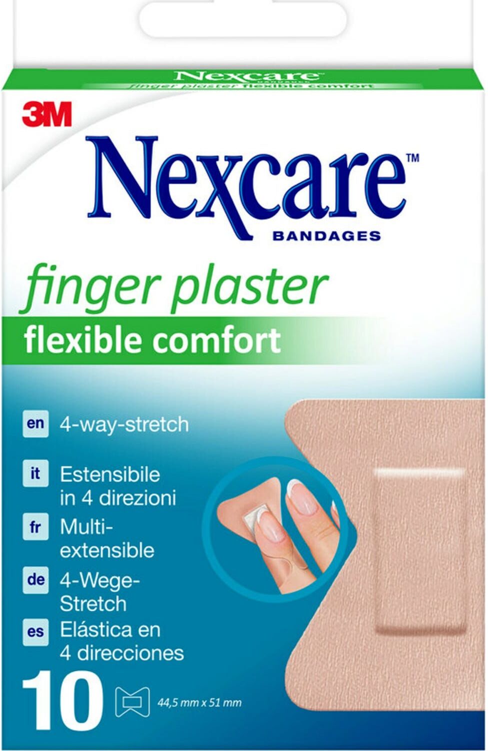 NEXCARE Finger Apósito 10 Tiras