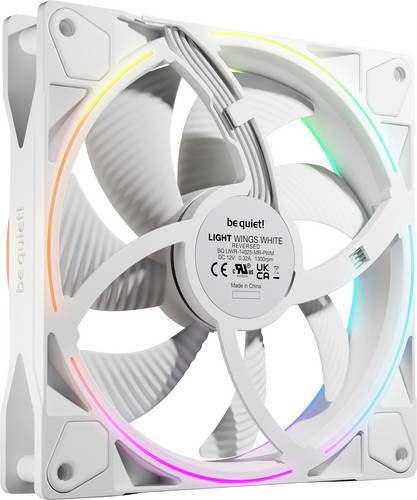 BeQuiet LIGHT WINGS | 140mm PWM Reverse White PC-Gehäuse-Lüfter Weiß