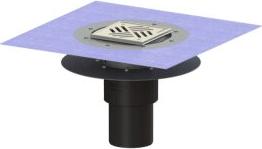 KESSEL 48611.51 Bodenablauf Ecoguss Klebeflansch