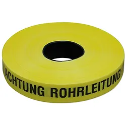 Trassenwarnband 240m für Fernwärmeleitungen, Breite 40mm