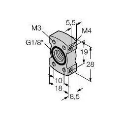 Turck Anschlussflansch PK-P-MZ-002