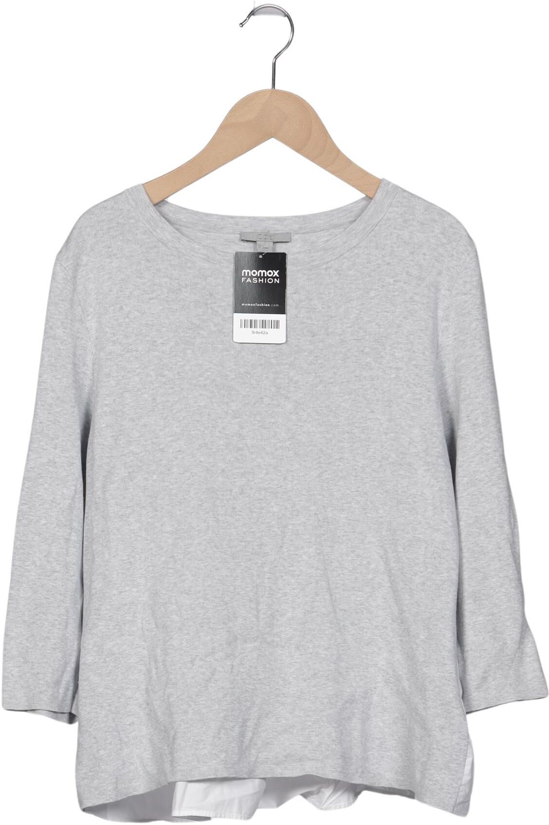 COS Damen Pullover, Grau, Gr. S, Baumwolle - Second Hand
