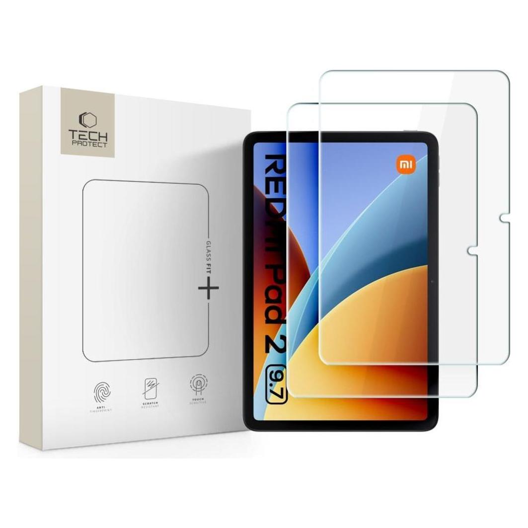 4Kom .pl SZKŁO HARTOWANE TECH-PROTECT GLASS FIT+ 2-PACK XIAOMI REDMI PAD 2 9.7 CLEAR (2 Stk., Xiaomi Redmi Pad 2) (TECH-PROTECT)