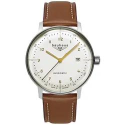 Bauhaus 2064-1 Herren-Armbanduhr Automatik mit Lederband