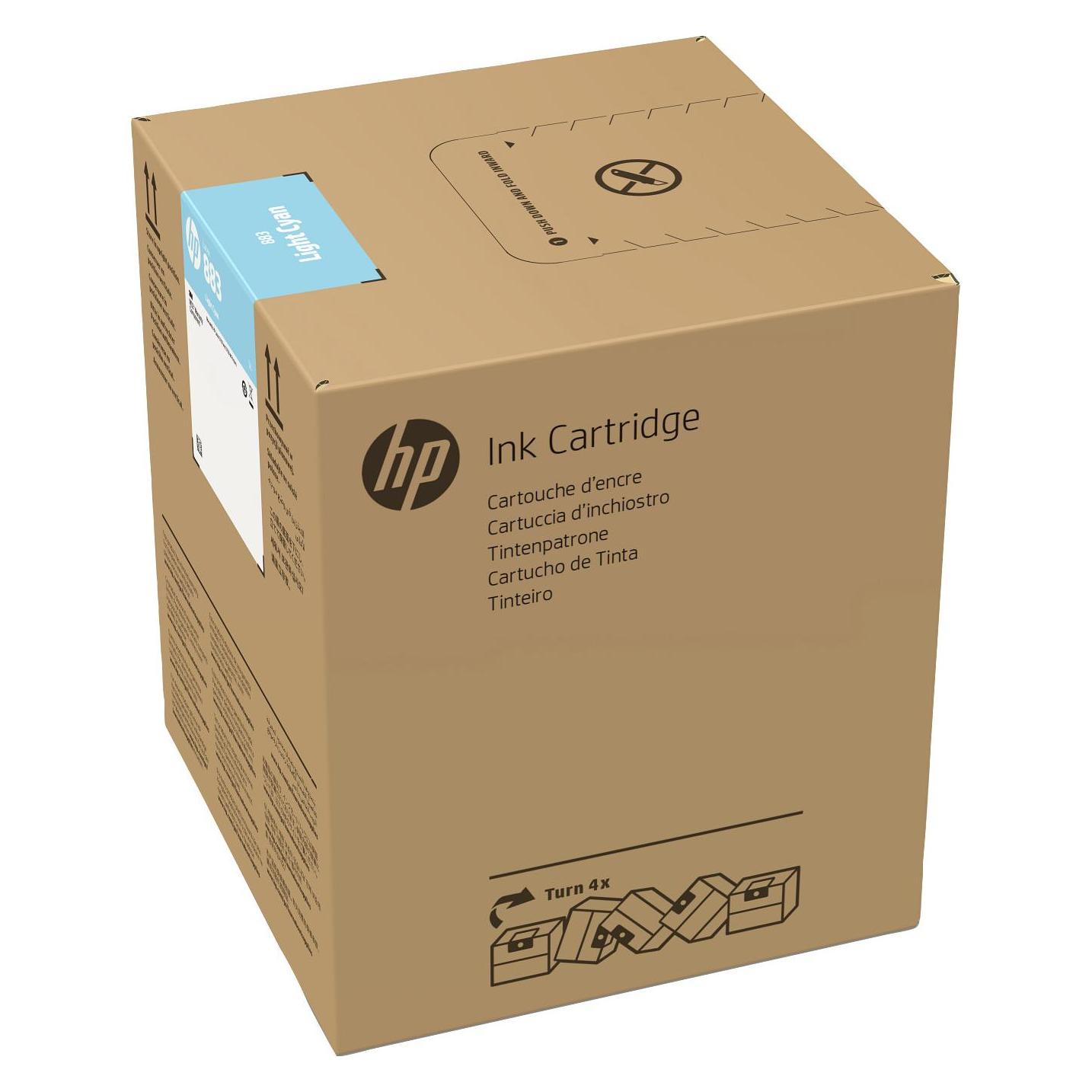 HP 883 5-liter Light Cyan Latex Ink Cartridge (LC) (G0Z32A)