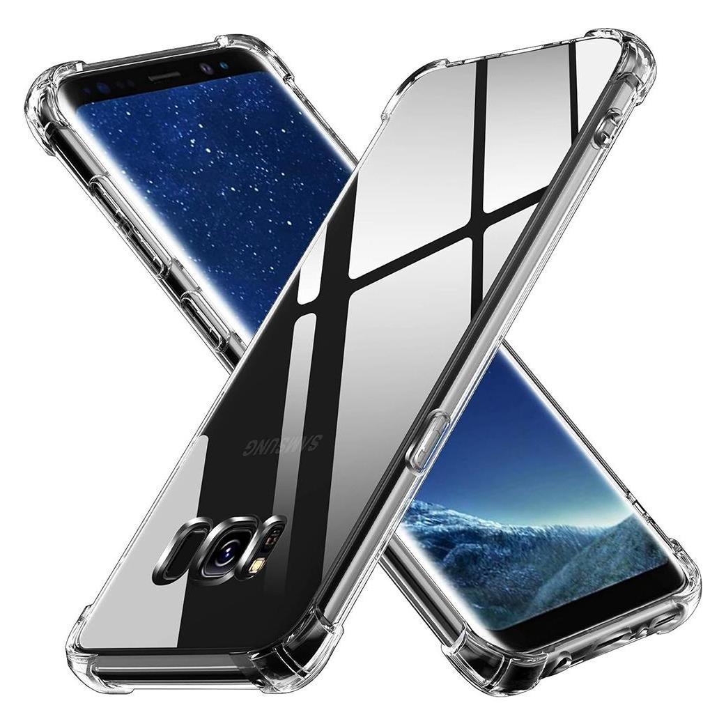 Techsuit - Shockproof Clear Silicone - Samsung Galaxy S8 Plus - Clear (Samsung Galaxy S8+) (56344784)