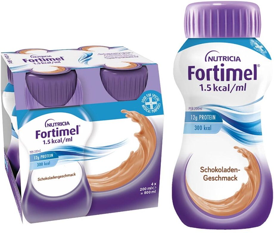 Fortimel 1.5 kcal Schokoladengeschmack 4X200ml