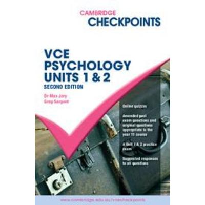 Cambridge Checkpoints Vce Psychology Units 1 and 2, Taschenbuch von Max Jory,Greg Sargent, Cambridge University Press, 978-0-521-12207-8