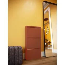 KARE DESIGN Schuhkipper Caruso Stahl Braun