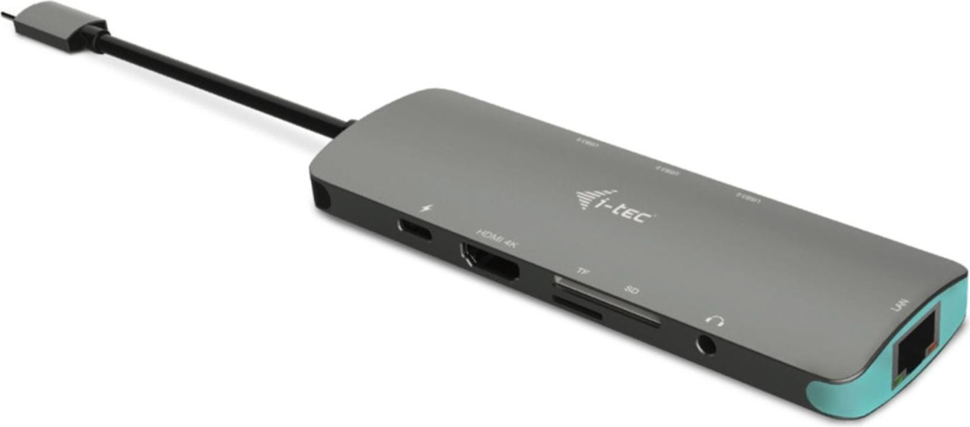 i-Tec C31NANODOCKLANPD USB-hub met 3 poorten