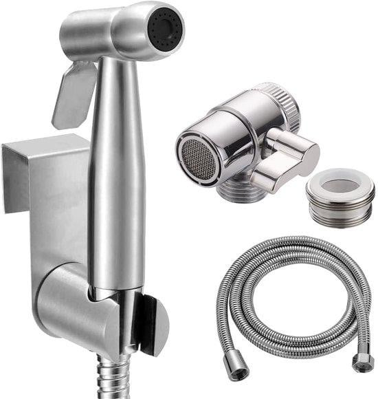 Ibenzoa Roestvrijstalen Handdouche Set met Instelbare Waterdruk