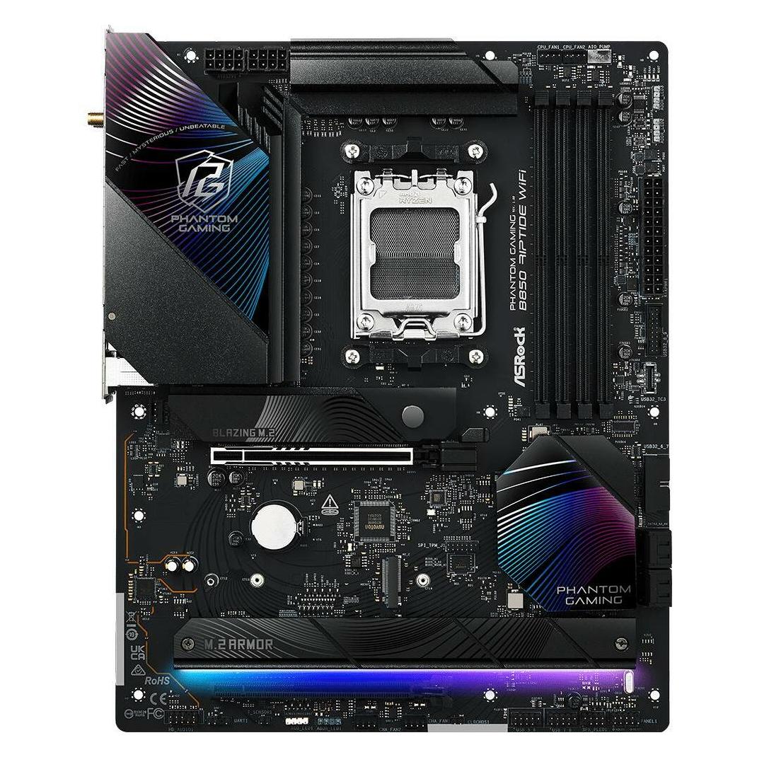 AsRock Phantom Gaming B850 Riptide WiFi (AM5, AMD B850, ATX) (90-MXBQT0-A0UAYZ)