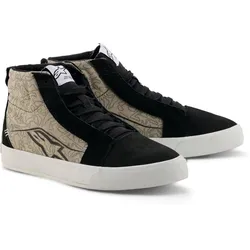 Alpinestars Ride-63 Canvas, Schuhe - Schwarz/Weiß - 9 US