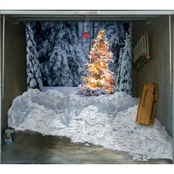 Scheurich Garagentorplane Winter Wonderland, für Schwing- und Sektionaltore