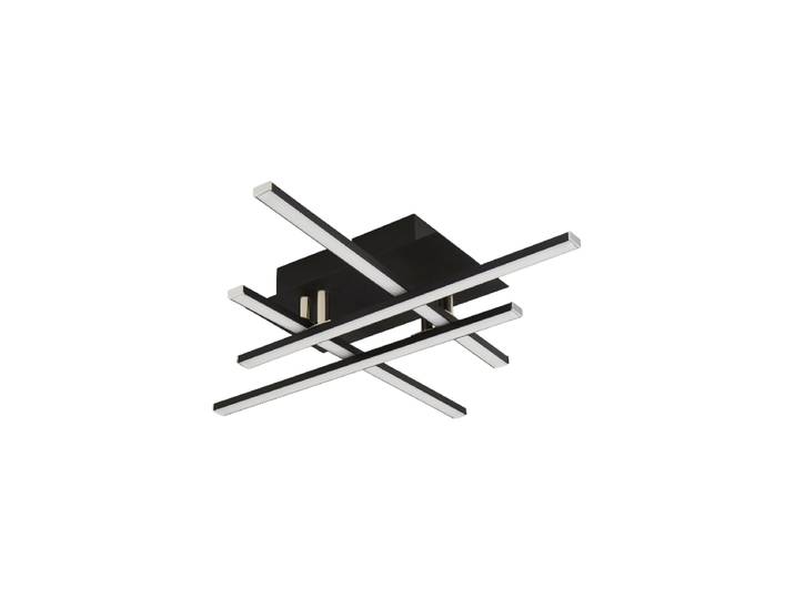LED Design Deckenlampe „Matrix“ Schwarz/Silber Searchlight