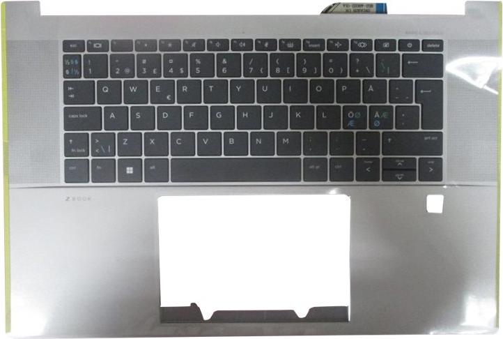 HP N10947-DH1, Tastatur, Dänisch, Finnisch, Norwegisch, Tastatur mit Hintergrundbeleuchtung, HP, ZBook Studio 16 G10