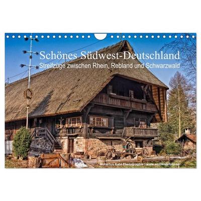 Schönes Südwest-Deutschland Streifzüge zwischen Rhein, Rebland und Schwarzwald (Wandkalender 2026 DIN A4 quer), CALVENDO Monatskalender