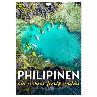 Philippinen - Ein wahres Inselparadies. (Wandkalender 2027 DIN A4 hoch), CALVENDO Monatskalender