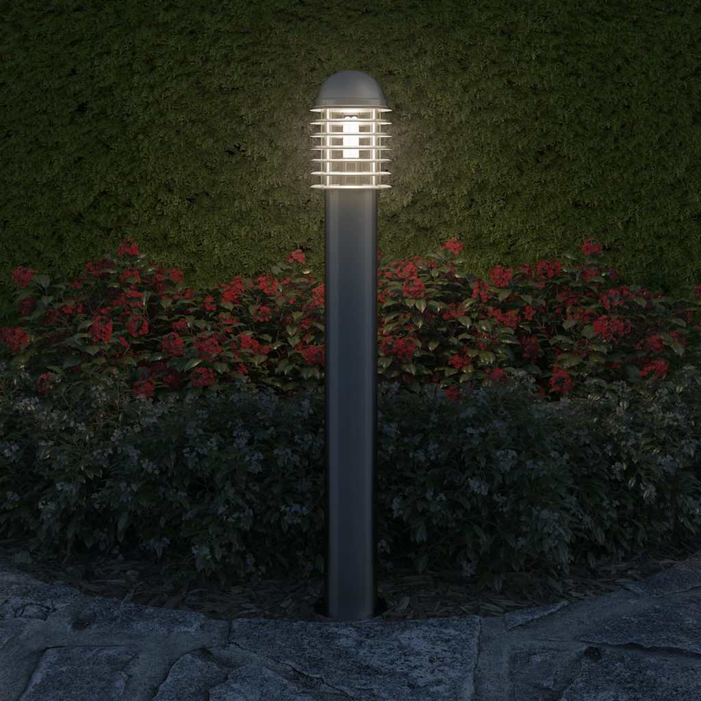 vidaXL Lampadaire d'extérieur Acier inoxydable