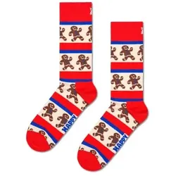 Happy Socks Gingerbread Stripe Sock Rot Modal Gr 36/40