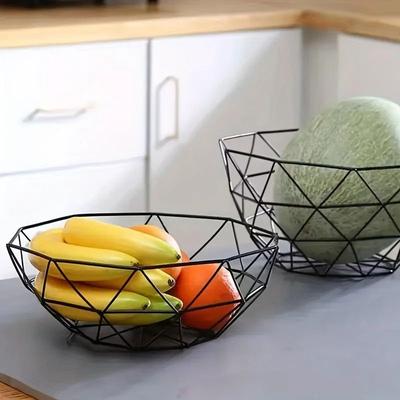 Uplifted Finds Geometric Iron Wire Fruit Bowl And High Performance Countertop Organization Architecture Geometric Iron Wire Fruit Bowl And High Performance Countertop Organization Architecture