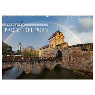 In und um BAD VILBEL (Wandkalender 2026 DIN A2 quer), CALVENDO Monatskalender