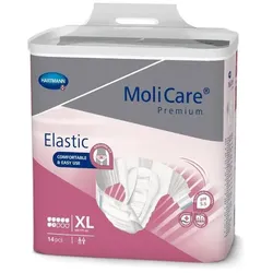 Hartmann, Inkontinenzhygiene, MoliCare Premium Elastic 7 Tropfen (14x, Large plus)