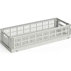 Hay Colour Crate Mini Oblong Aufbewahrungskorb, grau