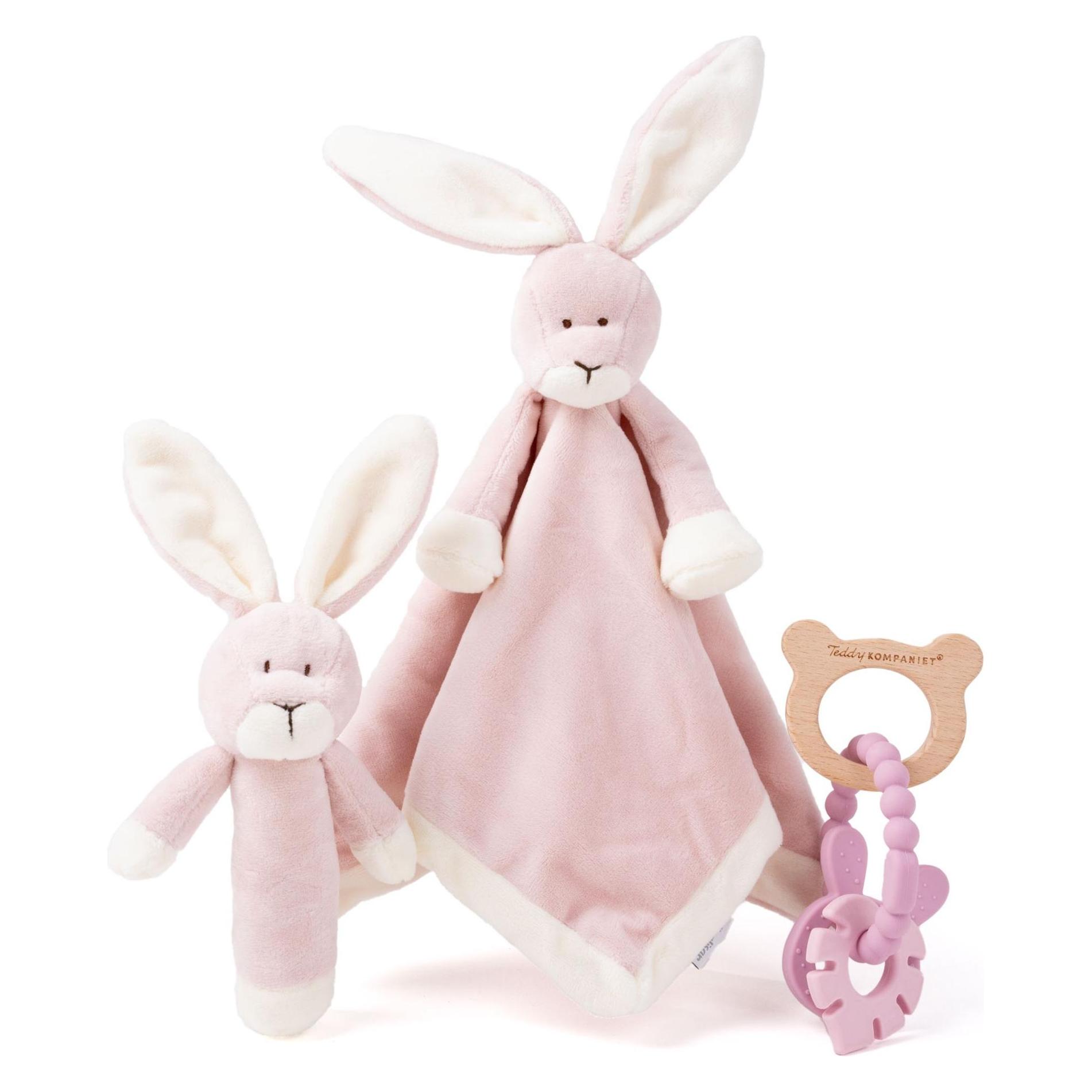 Teddykompaniet - Diinglisar Gift Box - Bunny - Dusty Pink (TK4311)