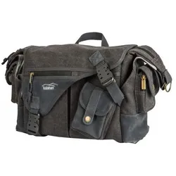 Kalahari KAPAKO K-32 Fototasche, canvas schwarz (Kamera Schultertasche), Kameratasche, Schwarz