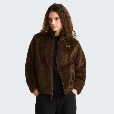 Fleecejacke THE NORTH FACE "W OSITO EVOLVE FULL ZIP JACKET", Damen, Gr. S, schwarz chestnut, Obermaterial: 100% Polyester, Jacken Fleecejacke