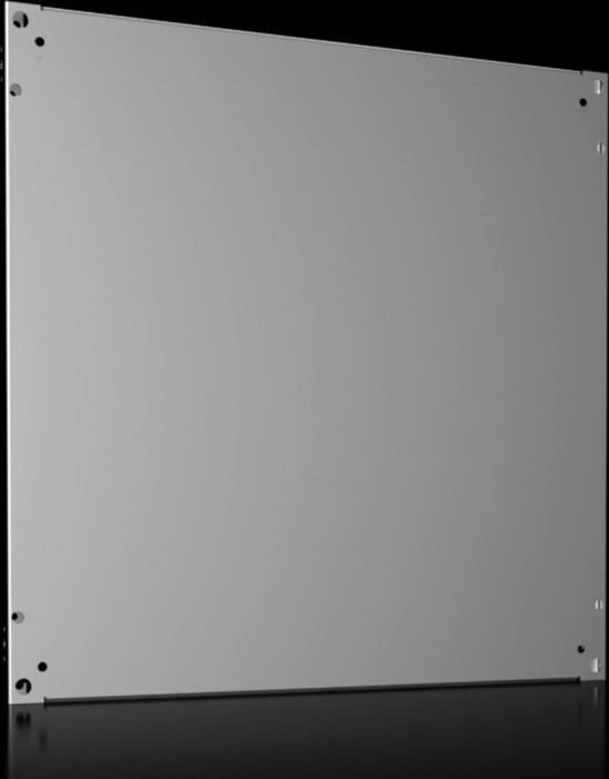 Rittal 8617.580, Montageplatte, Galvanisiertes Stahl, Grau, 1 Stück(e)