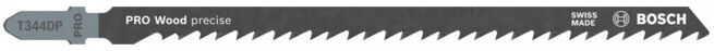 BOSCH PRO Wood precise Lames de scie sauteuse T344DP, 152 mm, 25 pcs (2608665240)