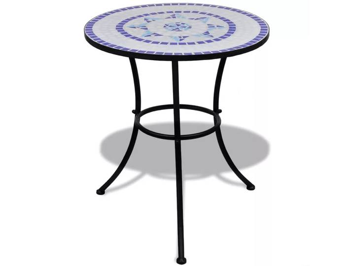 VidaXL - Tisch keramik, One Size, Blau