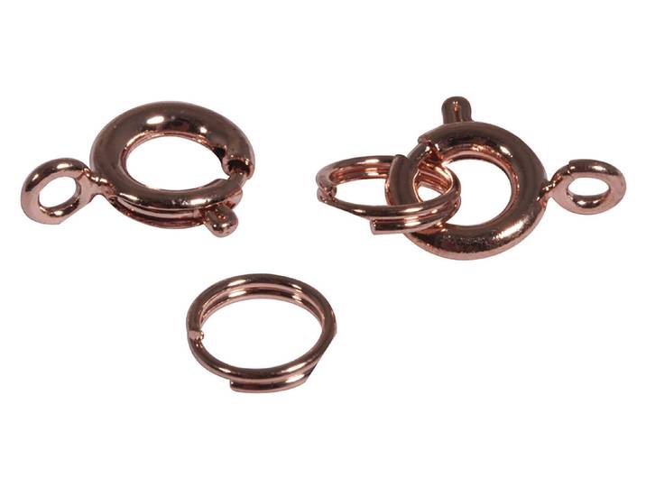 Rayher Federringe mit Spaltring ⌀ 7 mm 4 Stück